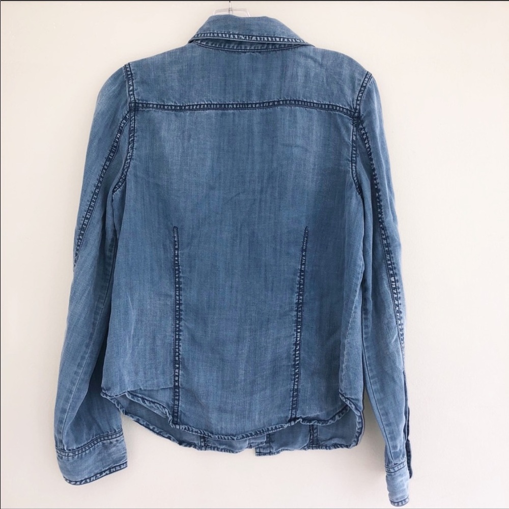 Trouvé Denim Chambray Shirt - Small - Picture 4 of 8